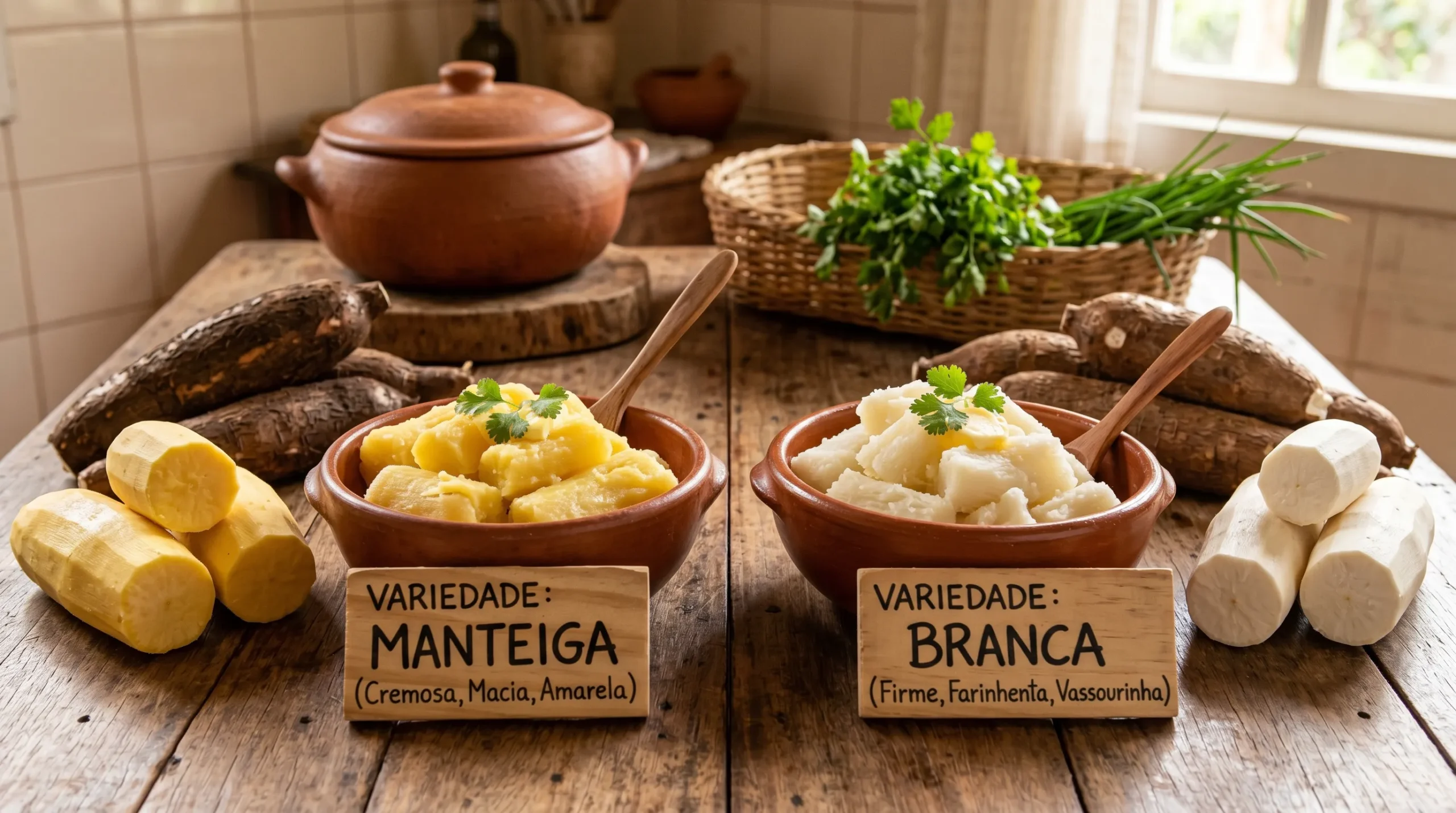 Diferença entre aipim, macaxeira e mandioca — nomes regionais da mesma raiz