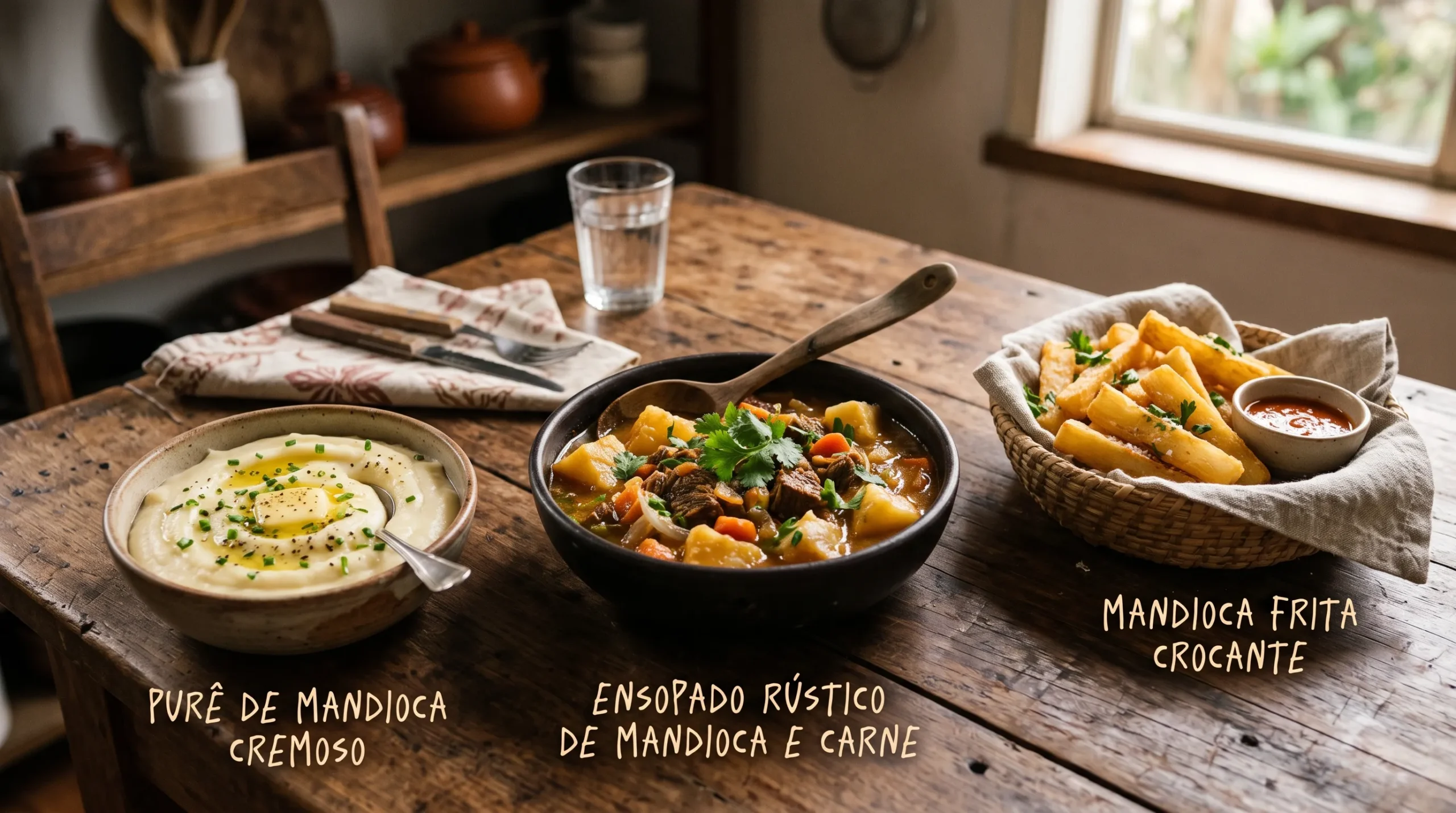 receitas rapidas com aipim congelado frita pure ensopado
