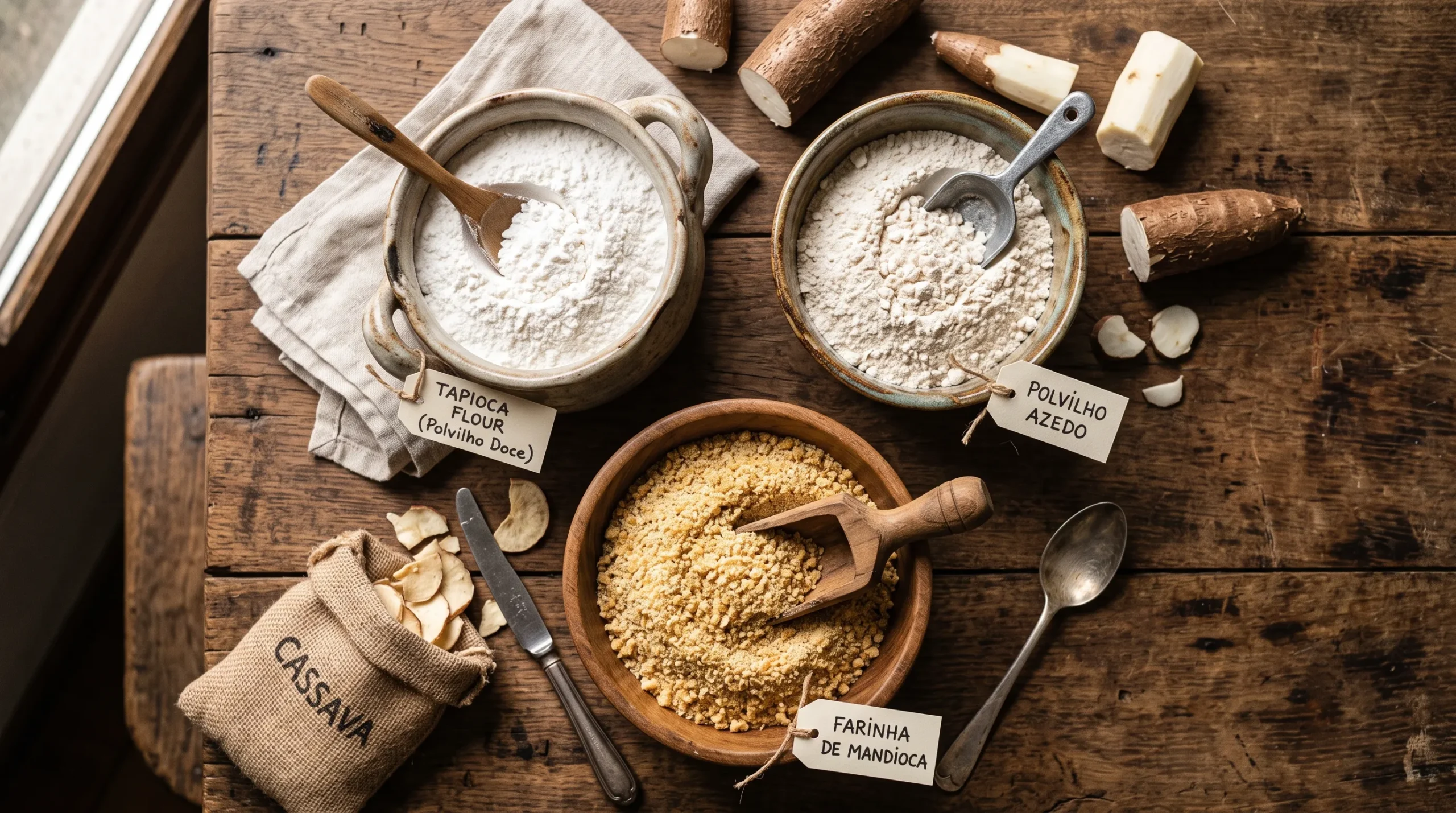 derivados da mandioca polvilho farinha tapioca fecula