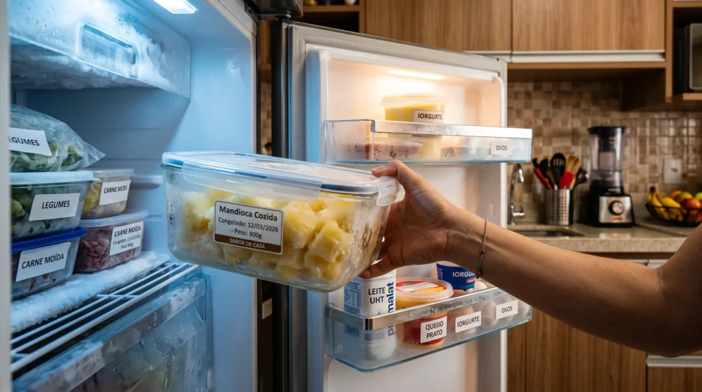 como descongelar mandioca cozida métodos textura geladeira panela